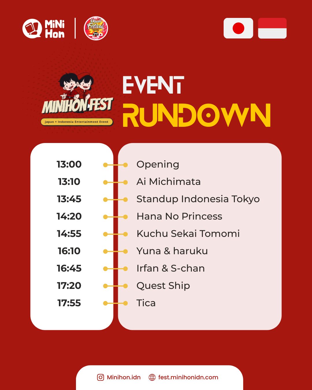 Event Rundown