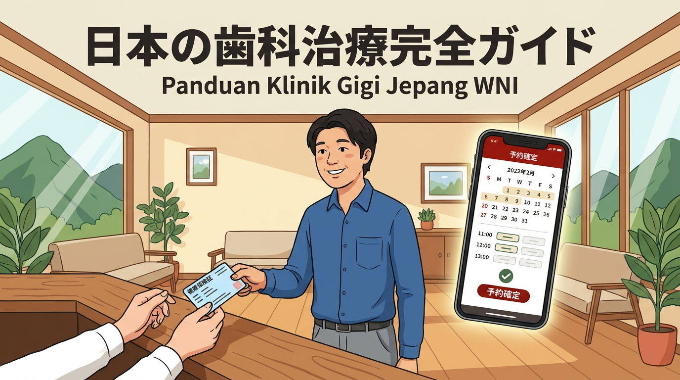 【2026年最新】日本の歯医者(Klinik Gigi)完全ガイド|保険適用・予約方法・痛みの伝え方