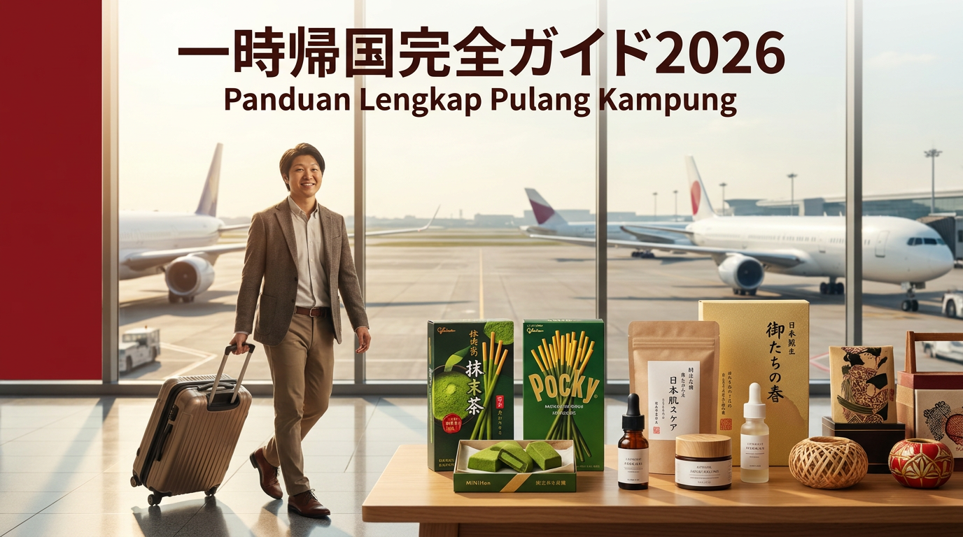 【2026年最新】一時帰国(Pulang Kampung)完全ガイド|LCC格安航空券の買い時と家族が喜ぶ日本土産5選